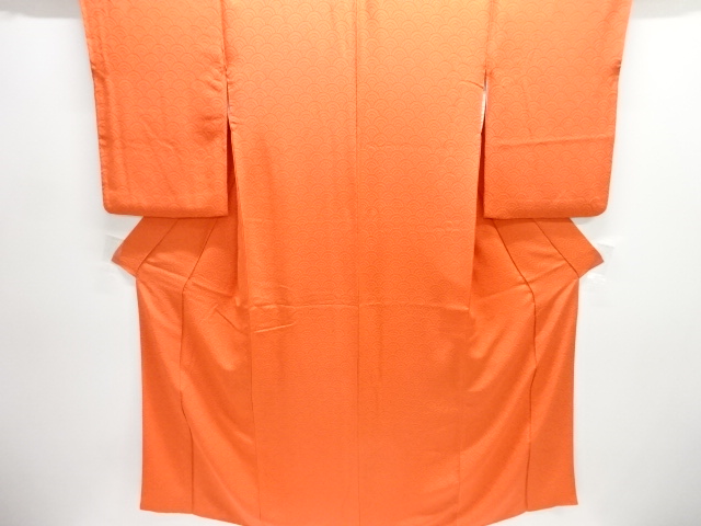 JAPANESE KIMONO / TSUKESAGE IROMUJI / WOVEN SEIGAIHA